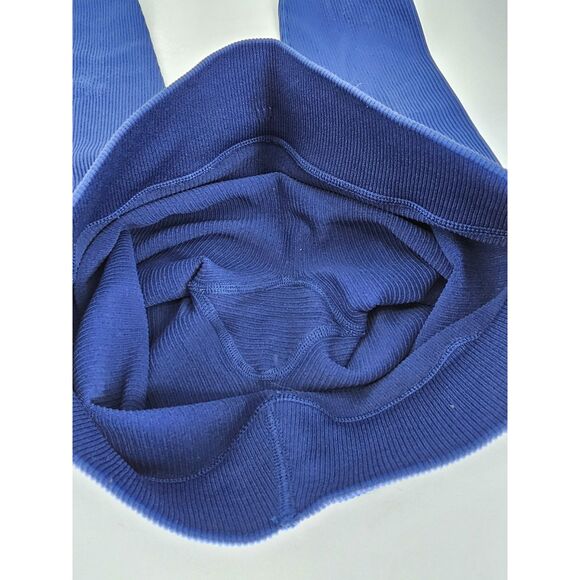 Bo+Tee Off Piste Seamless Full Length Leggings In Navy Small Petite - Picture 2 of 7